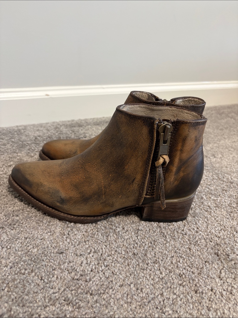 FREEBIRD LEATHER BOOTS ANKLE BOOTIE